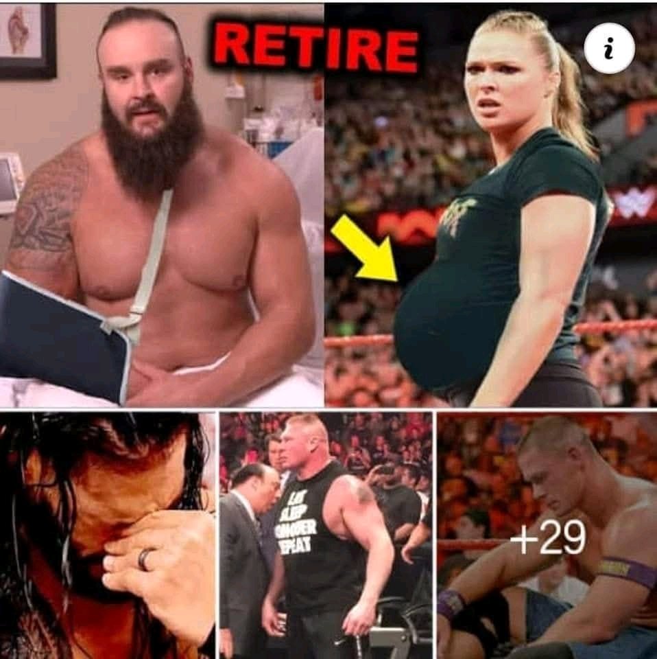 10 WWE Wrestlers Who Forced to Retire – Braun Strowman & Ronda Rousey.