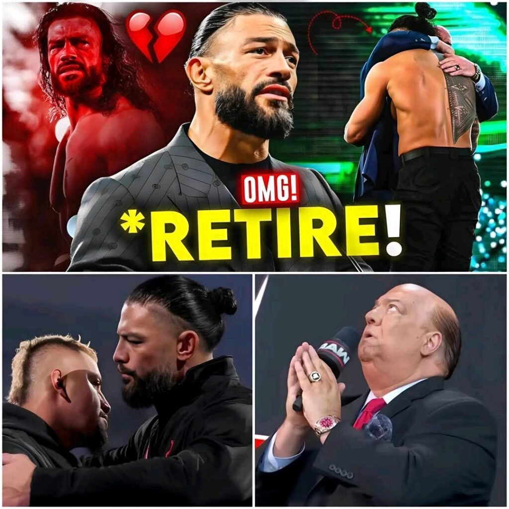 🚨BREAKING: Roman Reigns ANNOUNCED RETIREMENT 😭💔! SHOCKING NEWS | Roman Reigns RETIREMENT From WWE