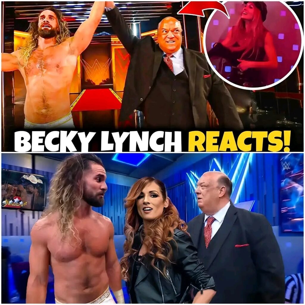 Becky Lynch REACTS After Seth Rollins Shockingly ALIGNS With Paul Heyman At Wrestlemania