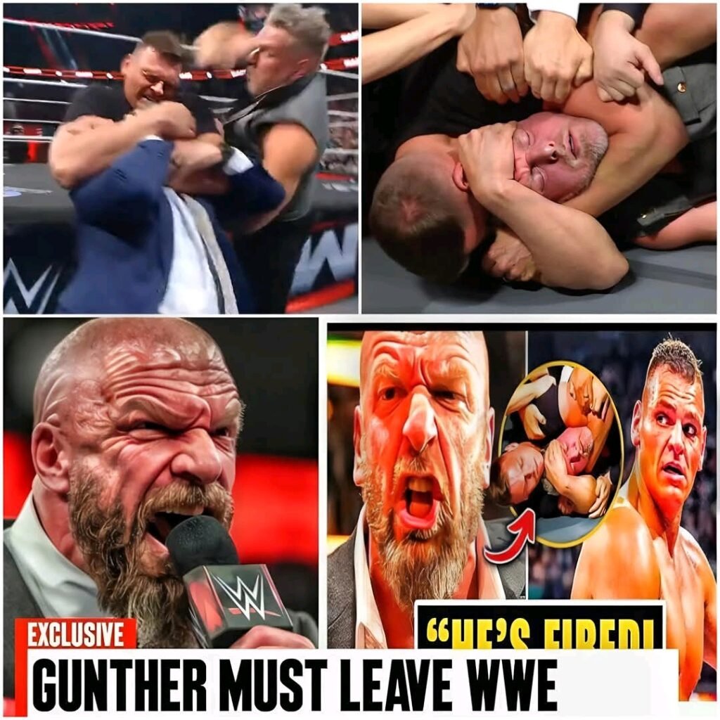 💥 WWE BOMBSHELL!! TRIPLE H FURIOUSLY REACTS ON GUNTHER’S ATTACK ON PAT MCAFEE
