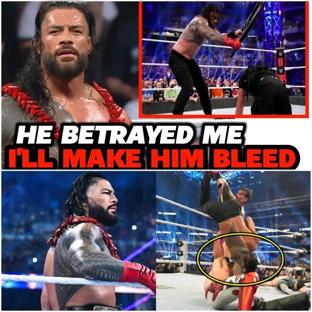 ROMAN REIGNS SENDS BRUTAL WARNING TO SETH ROLLINS PROMISING TO MAKE HIM BLEED AFTER BETRAYAL