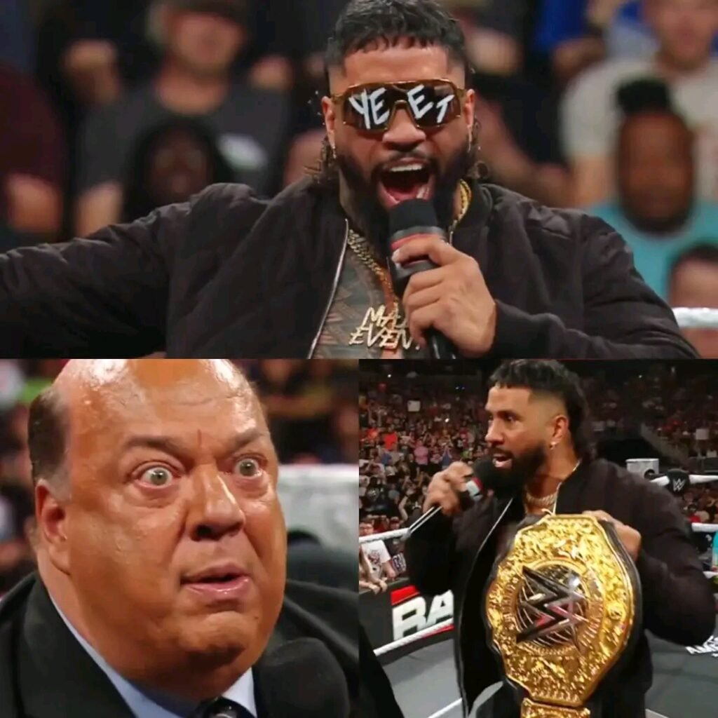 MAJOR SEGMENT: Jey Uso kicks off RAW this week as the World Champion Yeets to the ring 🚨