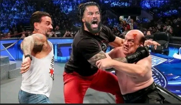 WWE OMG WTF!! CM Punk Join Roman Reigns Brutally Attacks Paul Heyman & Made Him Injured So Bad At WWE Live Event 5/8/2025 Highlights Today. 😱