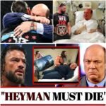 UNBELIEVABLE‼️ Roman Reigns and CM Punk Launch Brutal Attack on Paul Heyman at the Hospital