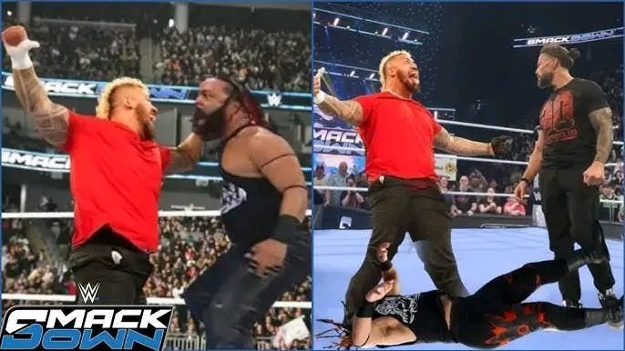 Solo Sikoa Smashes Jacob Fatu at WWE SmackDown Live Event – Reunites with Roman Reigns!