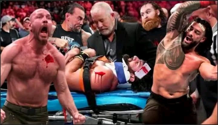 WWE 22 May 2025 OMG Finally!! Dean Ambrose Roman Reigns & CM Punk Brutally Attacks Seth Rollins 🤕🤯 At WWE Live Event Highlights Today