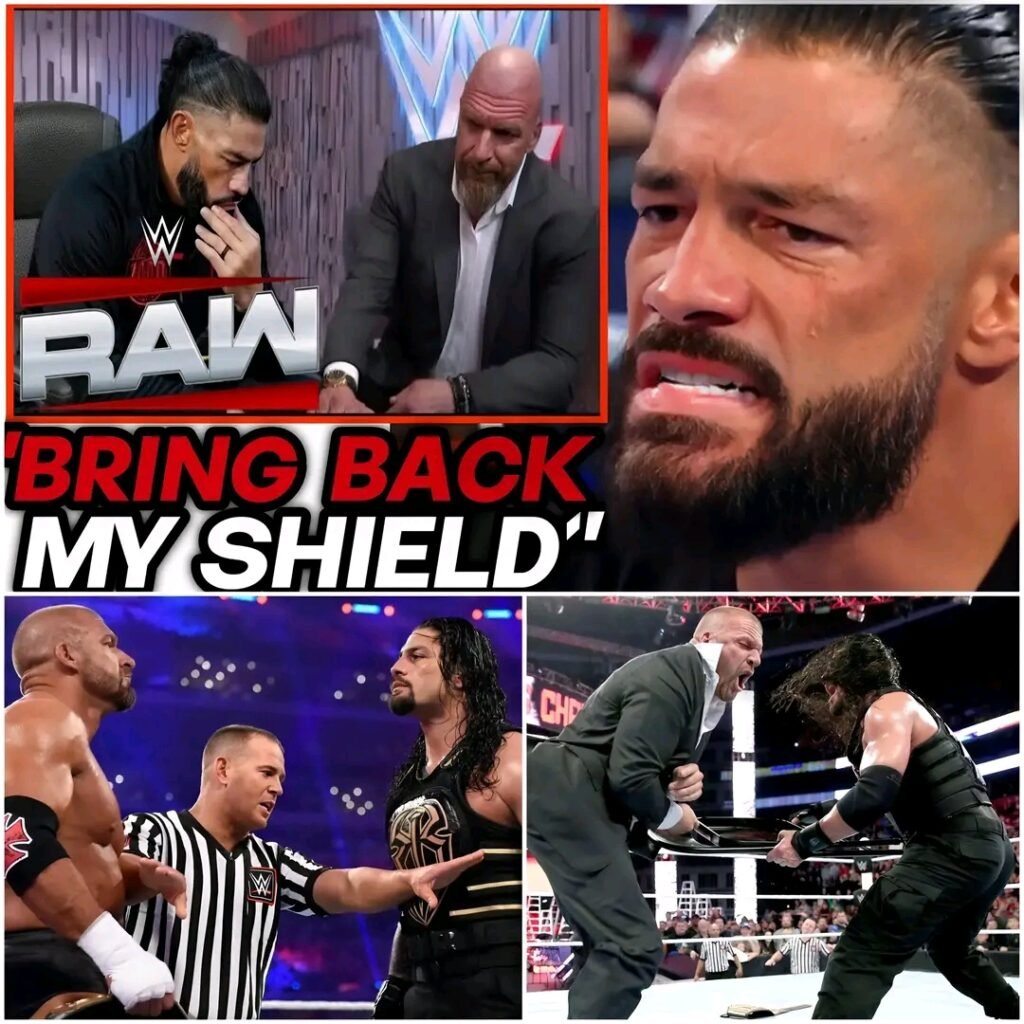 BIG DOG ROMAN REIGNS ASK TRIPLE H FOR BIG FAVOUR CONCERNING
