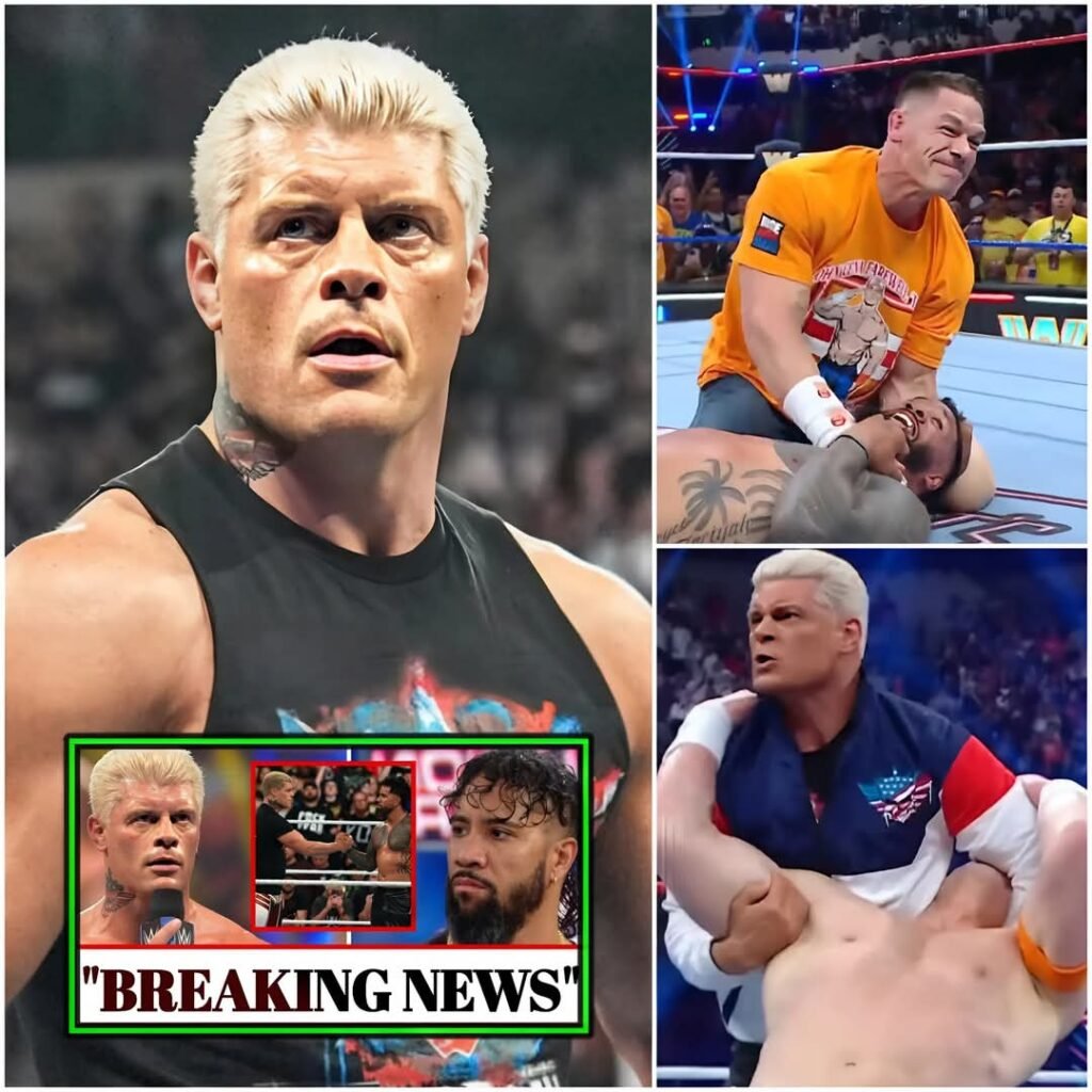WWE News‼️ Cody Rhodes Shocks the WWE Universe by Returning to Help Jey Uso Retain His Heavyweight Championship!