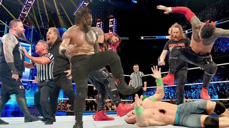 BREAKING: Roman Reigns & The Bloodline Brutally Assault John Cena & Kevin Owens on SmackDown 2025