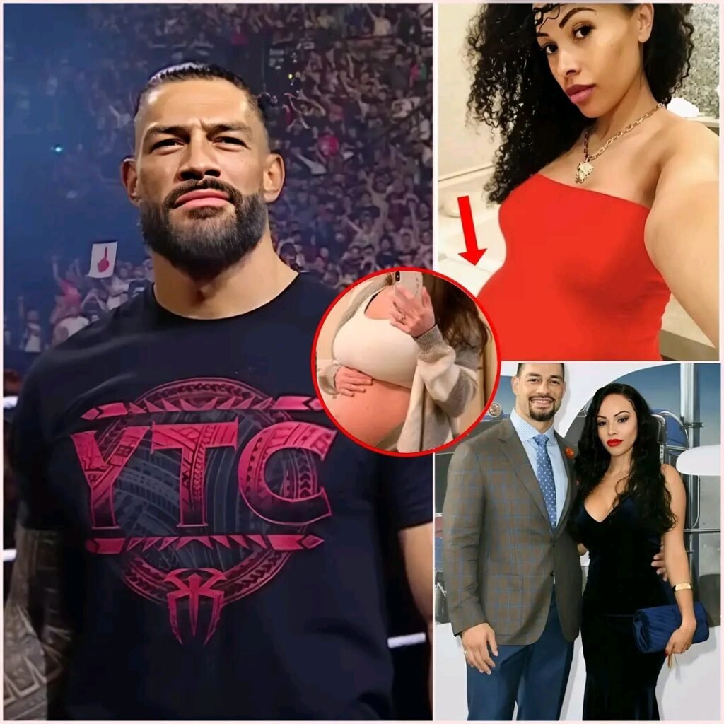 HOT NEWS: Roman Reigns received good news when this wrestler’s wife suddenly posted a picture with an unusually large belly !!