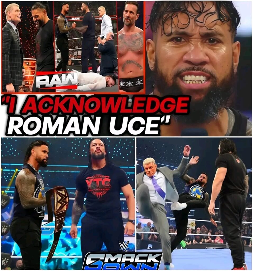 JEY USO AND CODY RHODES SAVE BY THE BIG DOG ROMAN REINGS TO COMPLETE NEW GROUP BEFORE MITB make