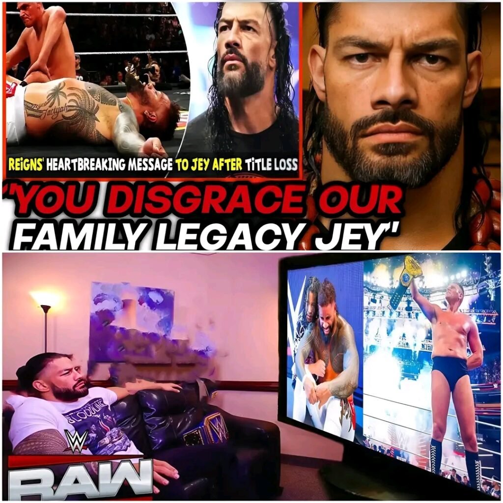 ROMAN REIGNS SHOCKING HEARTBREAK MESSAGE TO JEY USO TITLE LOSS TO GÜNTHER