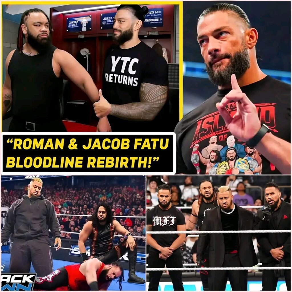 ROMAN REIGNS & JACOB FATU Once Again Form OG Bloodline To Battle Solo Sikoa & Seth Rollins Alliance