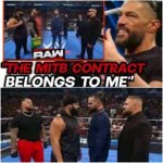 NEW HENCHMEN JACOB FATU HELPS THE OTC ROMAN FIGHT OFF SETH ROLLINS BRON BREAKER FROM TAKEN BACK MITB