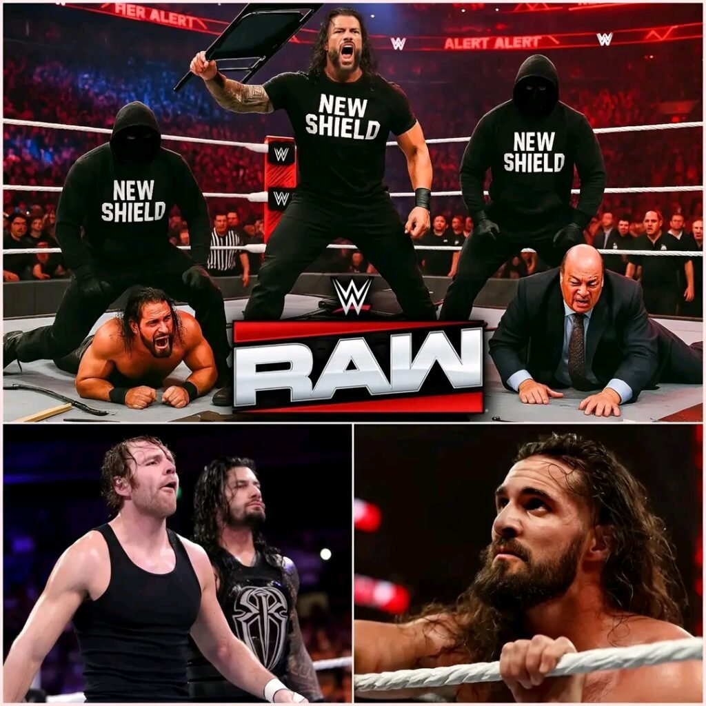 SHIELD REUNION!! ROMAN REIGNS RETURNS WITH NEW SHIELD TO DESTROY SETH ROLLINS AND PAUL HEYMAN!