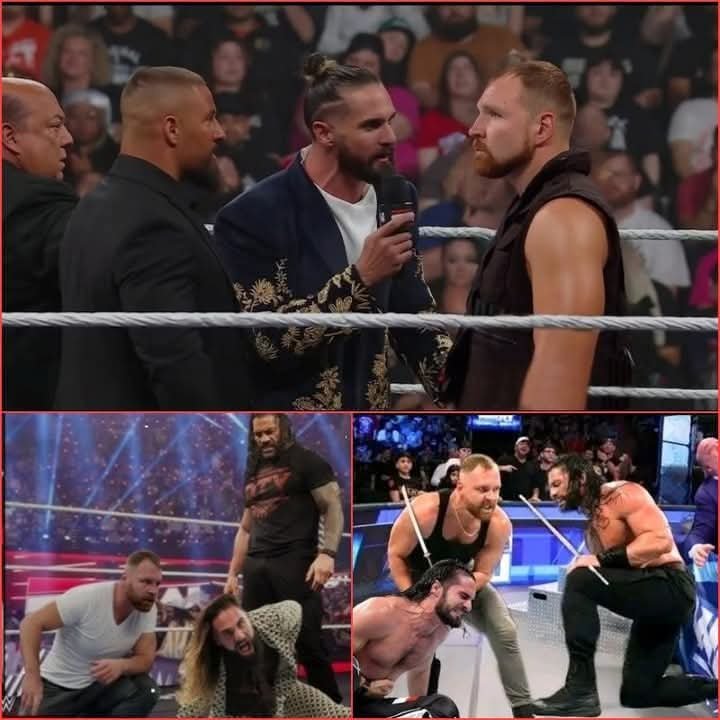 SHOCKING TWIST IN WWE: Dean Ambrose Invades Monday Night Raw and Confronts Seth Rollins’ Team in a Chaotic Showdown – Jaw-Dropping Moment!