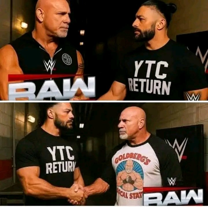The OTC Roman Reigns Congratulates Bill Goldberg After Huge Victory!